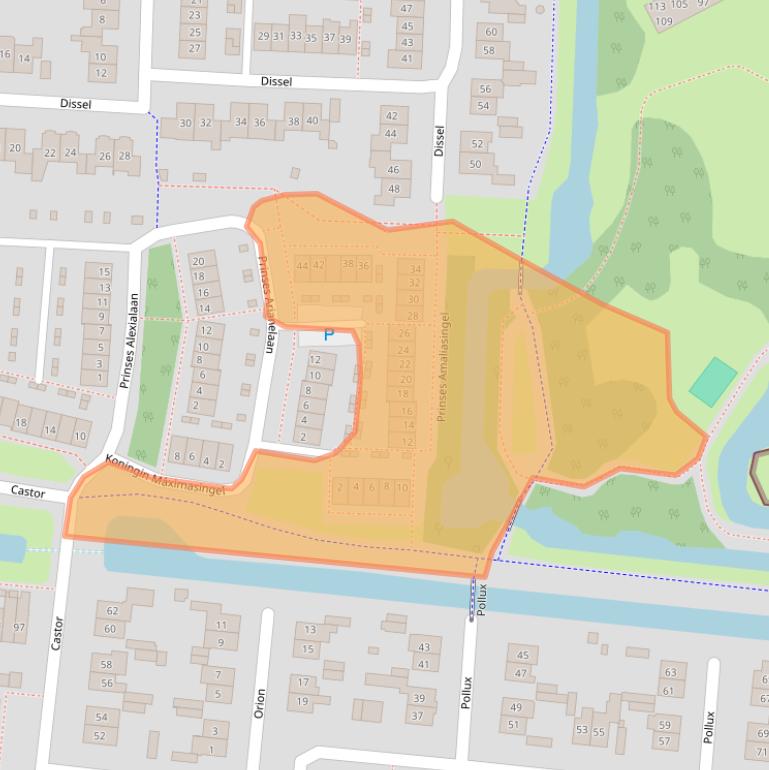 Kaart van postcodegebied 3902SN.