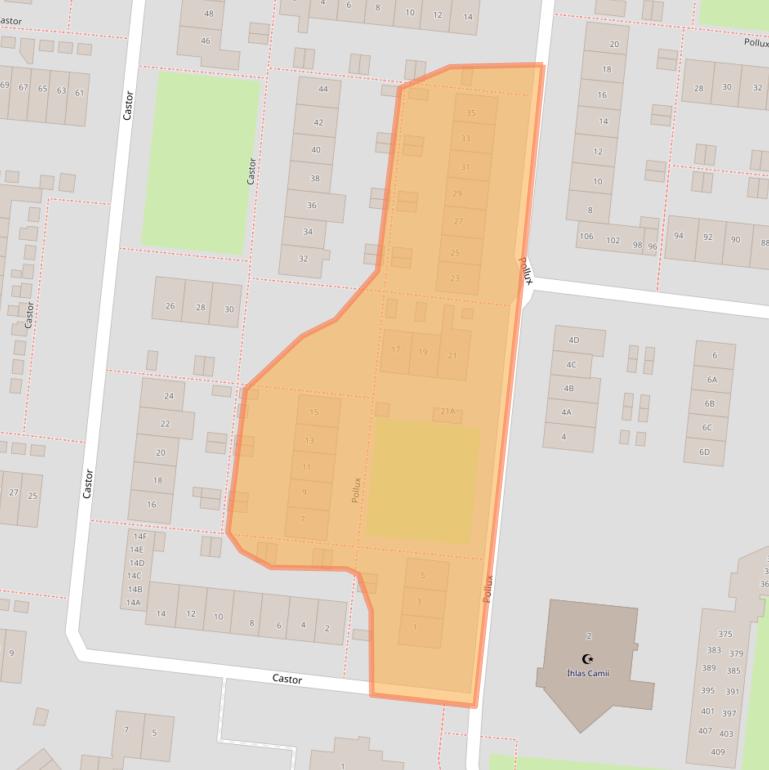 Kaart van postcodegebied 3902TA.