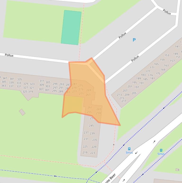 Kaart van postcodegebied 3902TH.