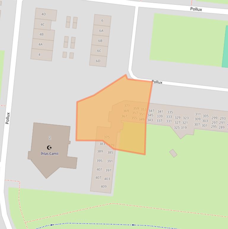 Kaart van postcodegebied 3902TL.