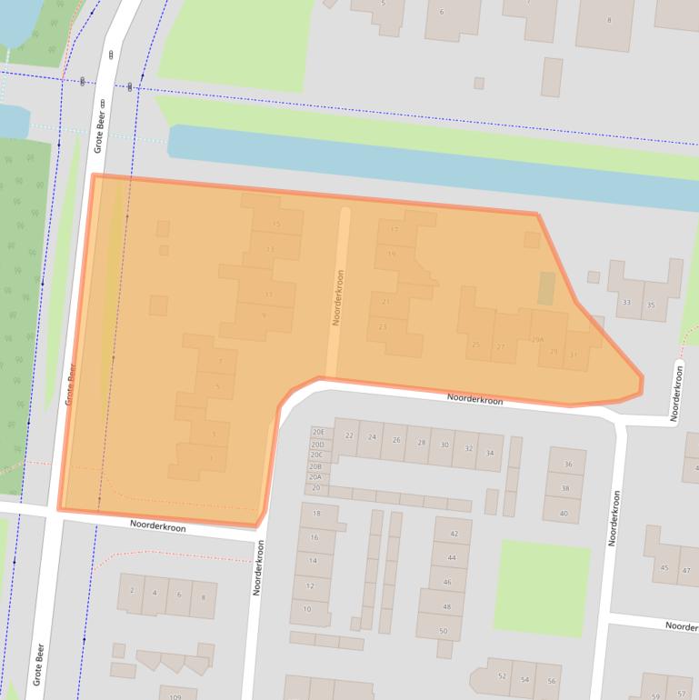 Kaart van postcodegebied 3902VA.