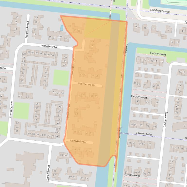 Kaart van postcodegebied 3902VB.