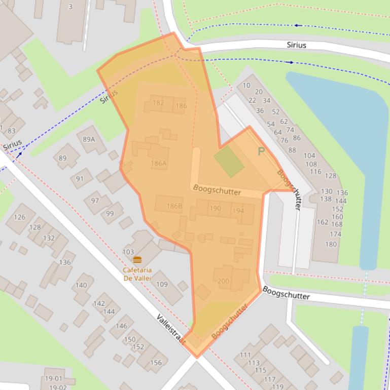 Kaart van postcodegebied 3902VM.