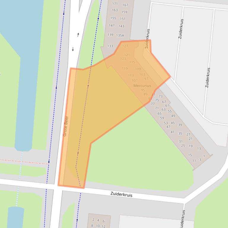 Kaart van postcodegebied 3902WD.