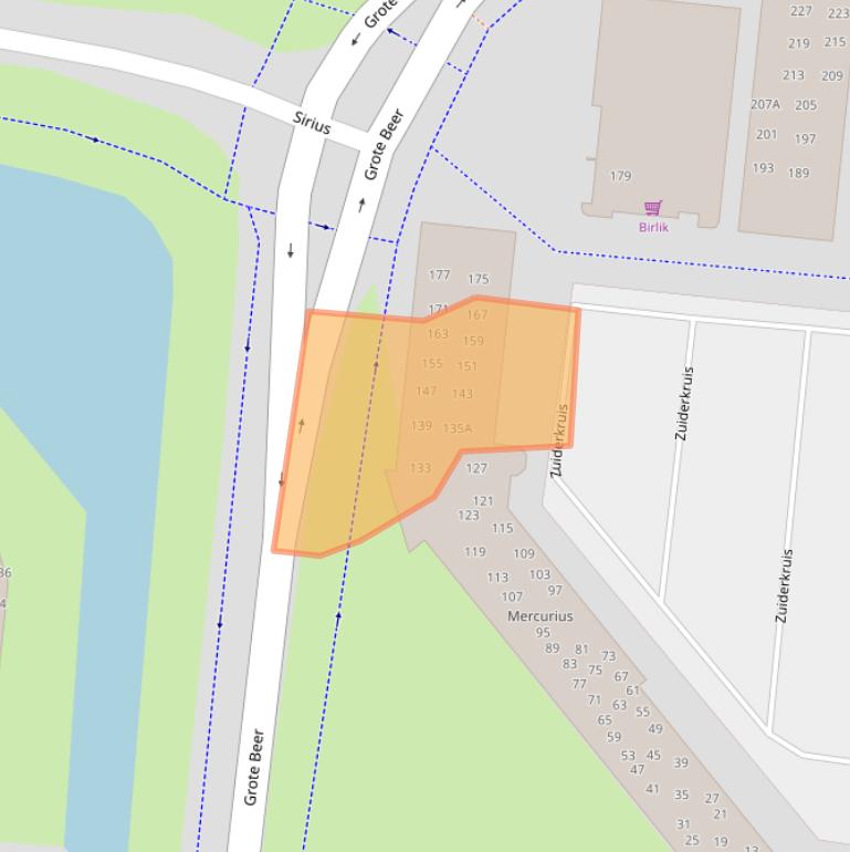 Kaart van postcodegebied 3902WE.