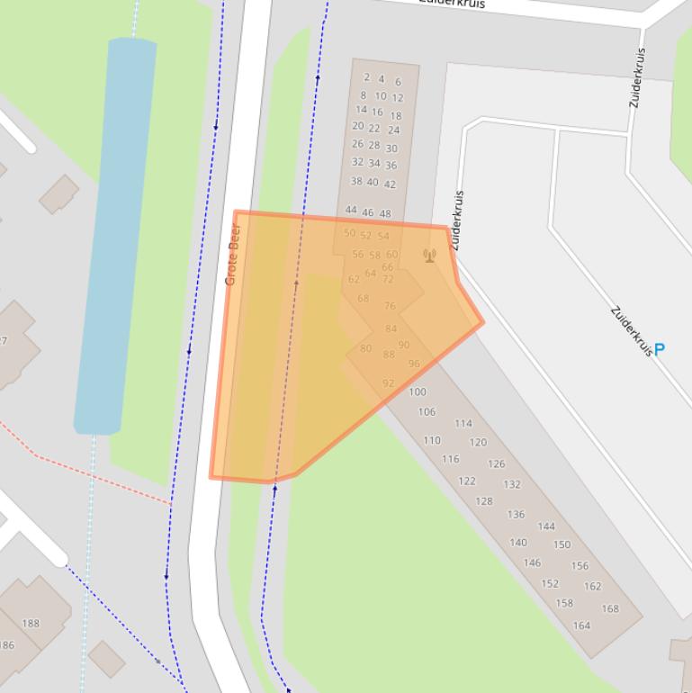 Kaart van postcodegebied 3902XB.
