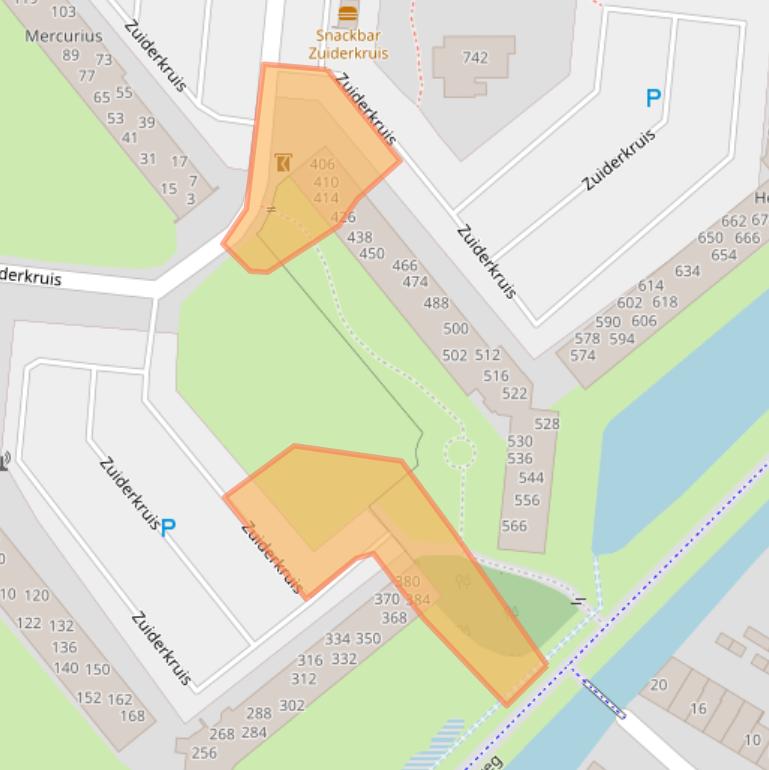 Kaart van postcodegebied 3902XM.