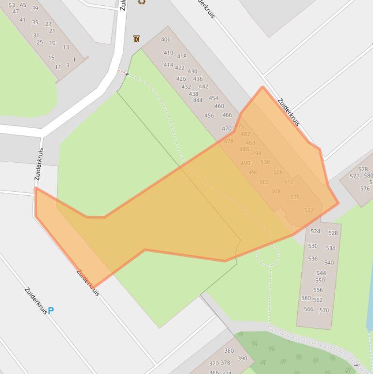 Kaart van postcodegebied 3902XP.