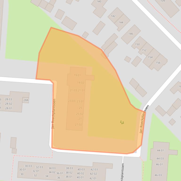 Kaart van postcodegebied 3902ZJ.