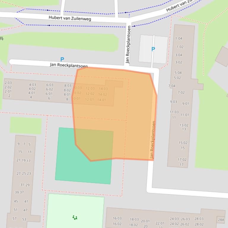 Kaart van postcodegebied 3902ZL.