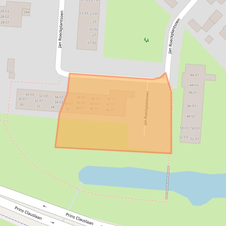 Kaart van postcodegebied 3902ZR.