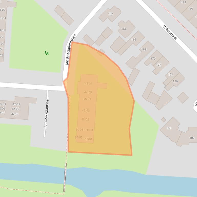 Kaart van postcodegebied 3902ZS.