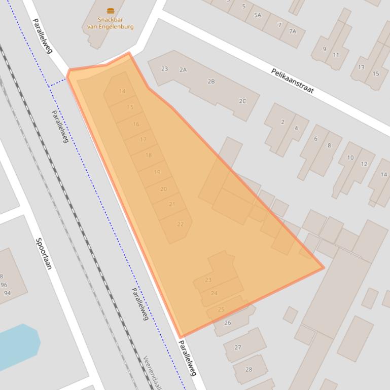 Kaart van postcodegebied 3903BB.