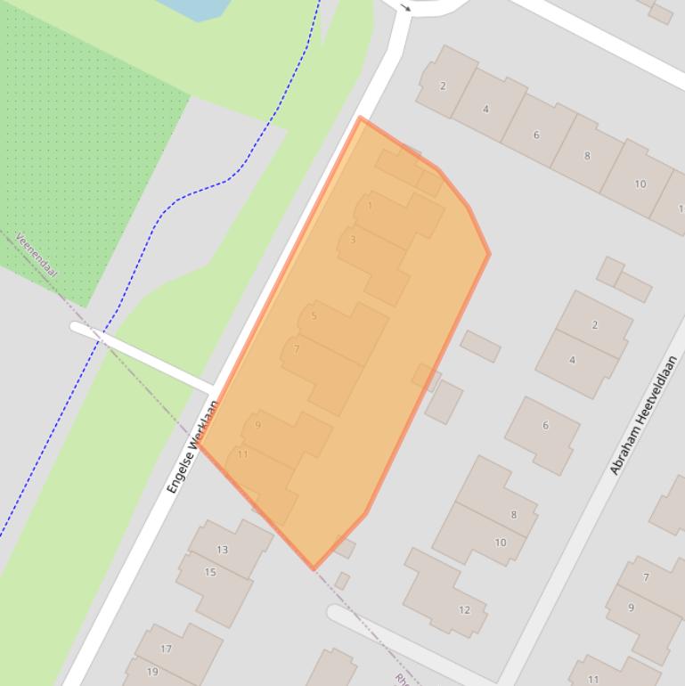 Kaart van postcodegebied 3903DB.