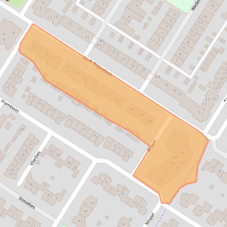 Kaart van postcodegebied 3903EE.
