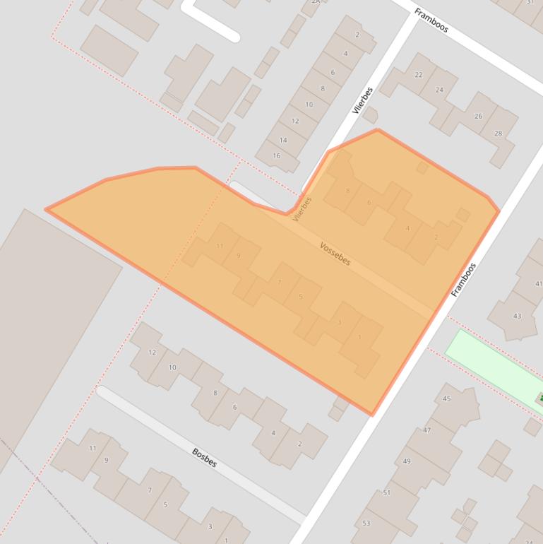 Kaart van postcodegebied 3903EK.