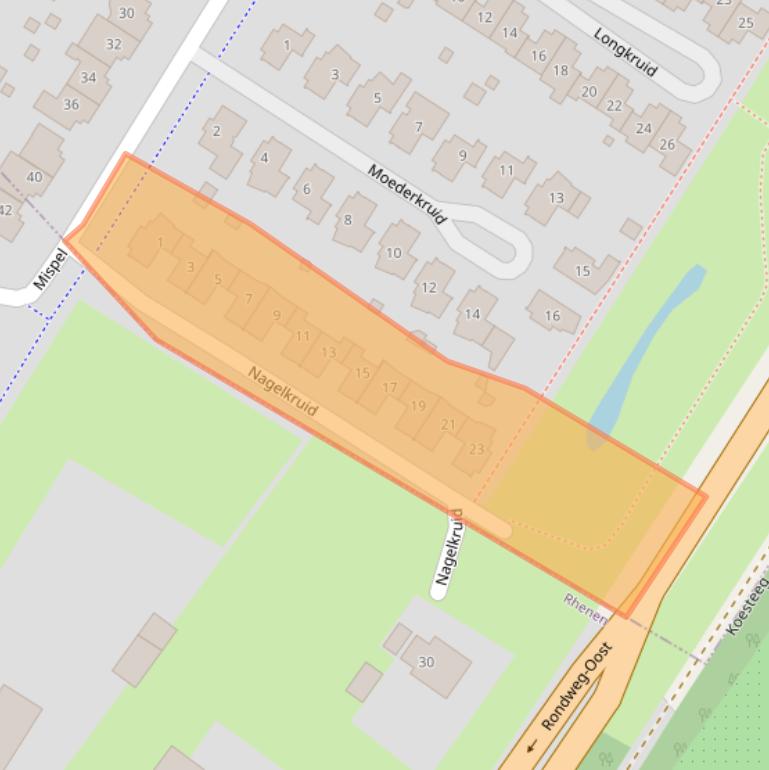 Kaart van postcodegebied 3903EN.