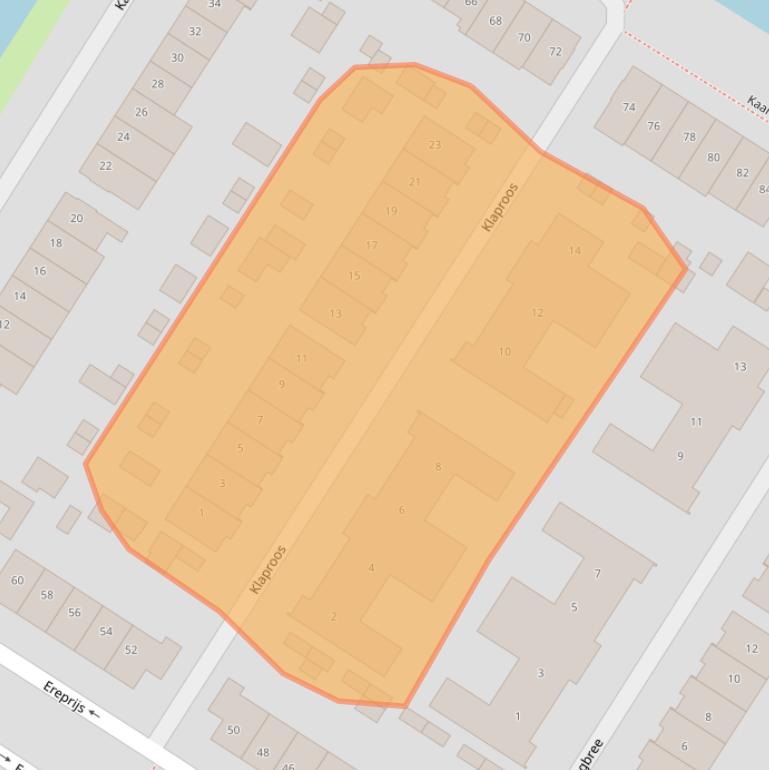 Kaart van postcodegebied 3903GX.