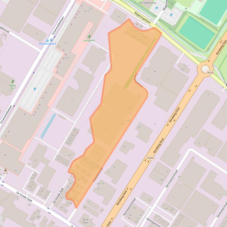 Kaart van postcodegebied 3903KA.