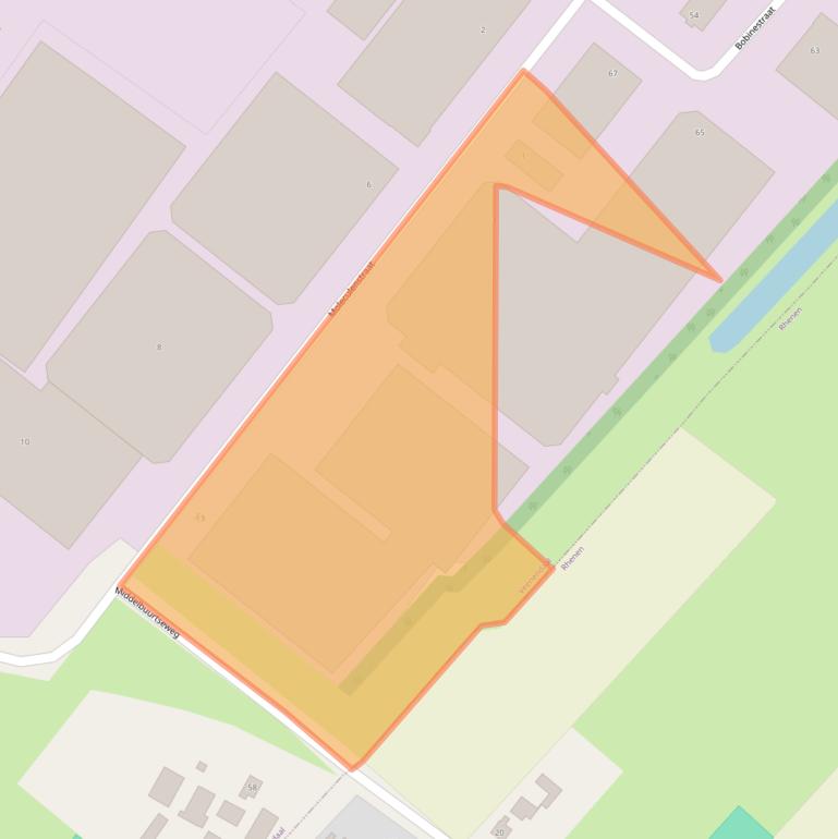 Kaart van postcodegebied 3903KC.