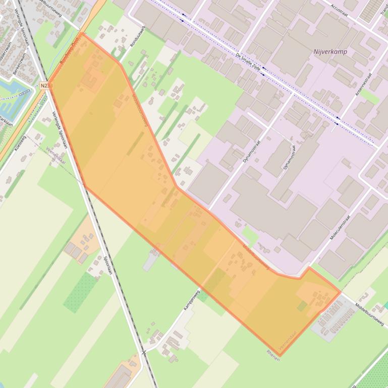 Kaart van postcodegebied 3903LD.