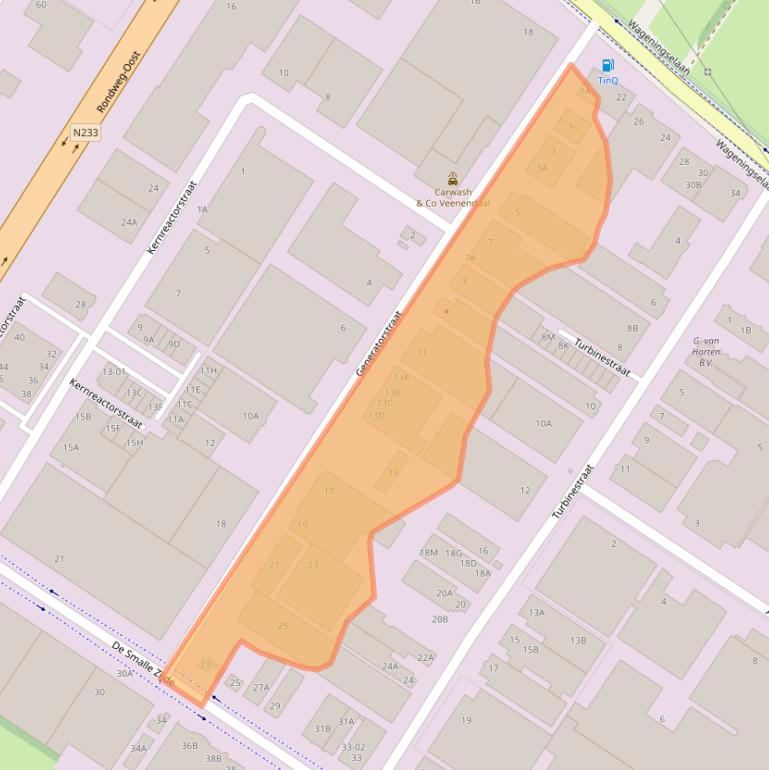 Kaart van postcodegebied 3903LH.