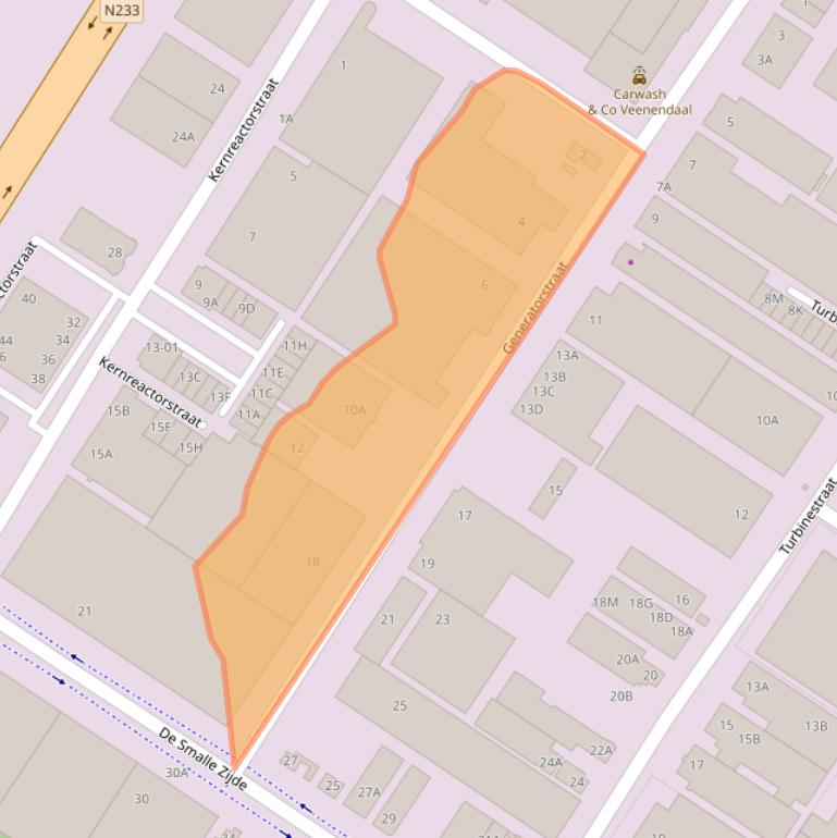 Kaart van postcodegebied 3903LJ.