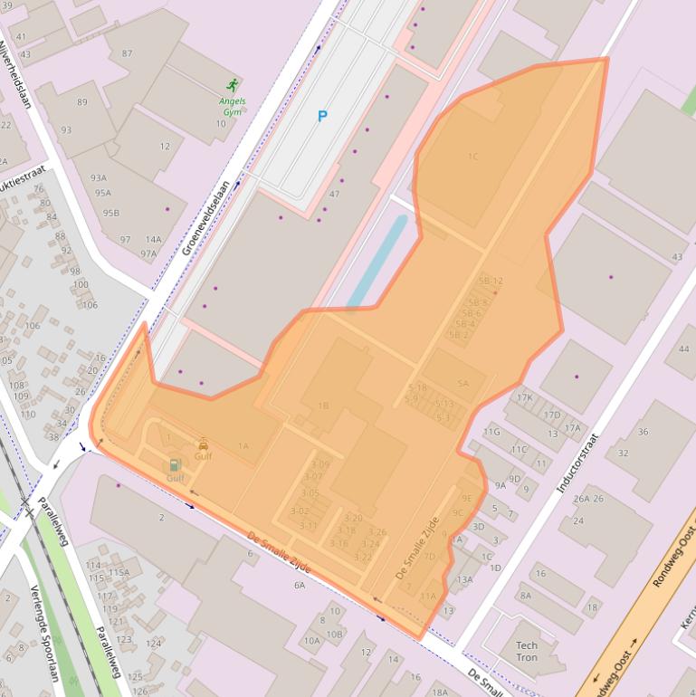 Kaart van postcodegebied 3903LL.