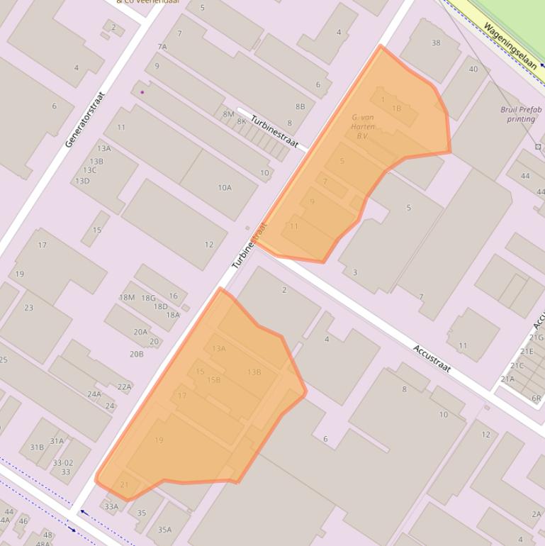 Kaart van postcodegebied 3903LV.