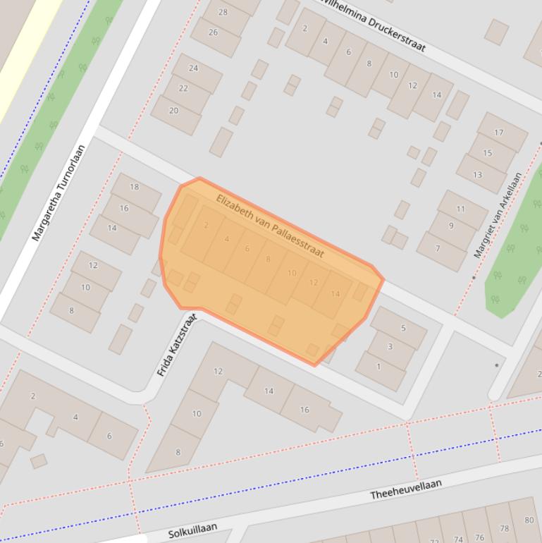 Kaart van postcodegebied 3903WL.