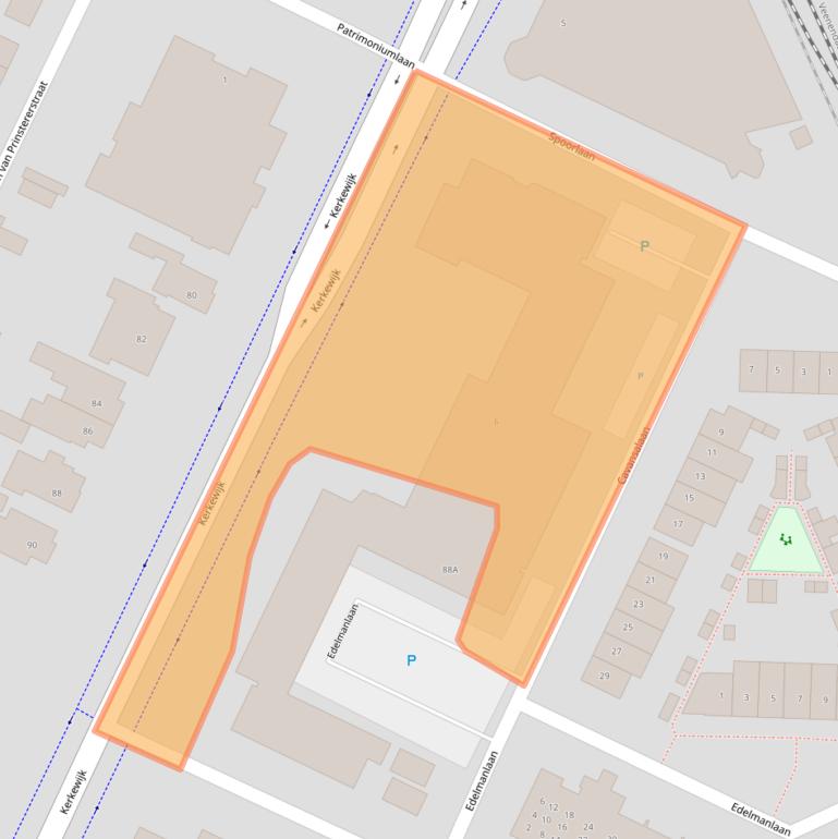 Kaart van postcodegebied 3903XD.