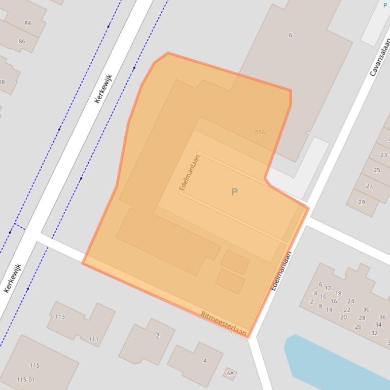 Kaart van postcodegebied 3903XE.