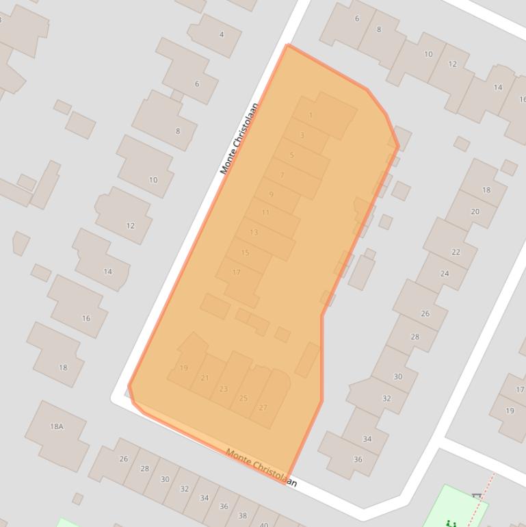 Kaart van postcodegebied 3903XH.