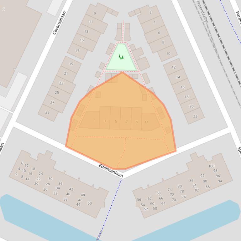 Kaart van postcodegebied 3903XN.