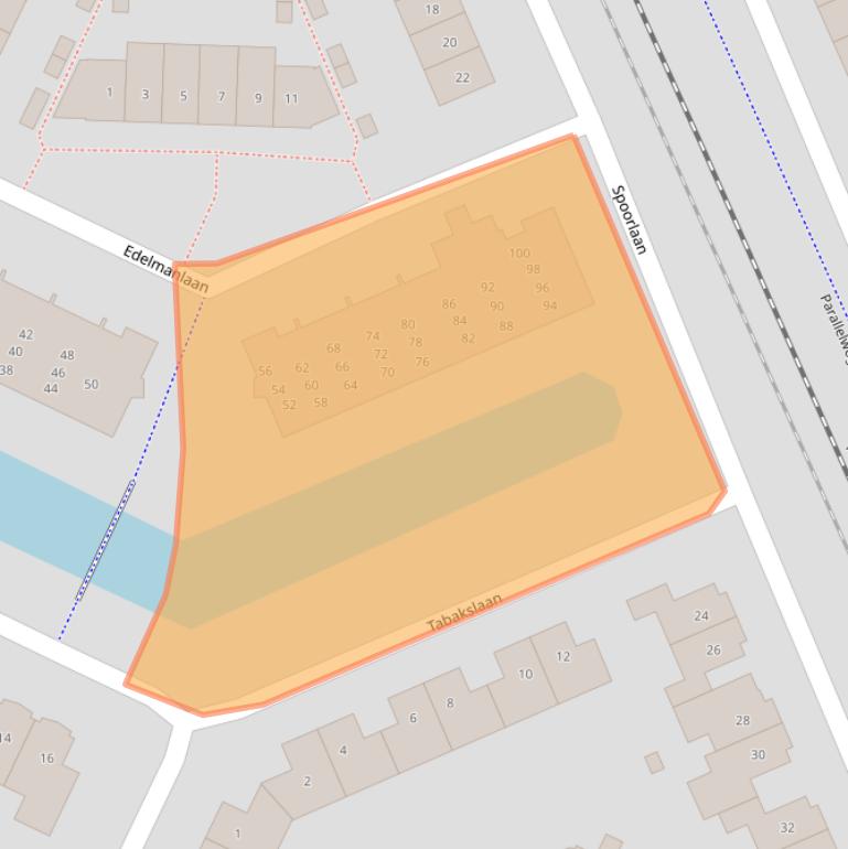 Kaart van postcodegebied 3903XR.
