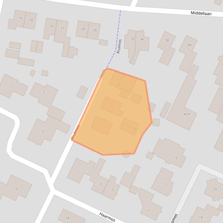 Kaart van postcodegebied 3904BH.