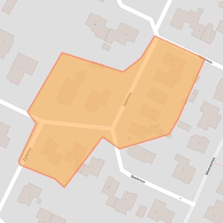 Kaart van postcodegebied 3904BK.