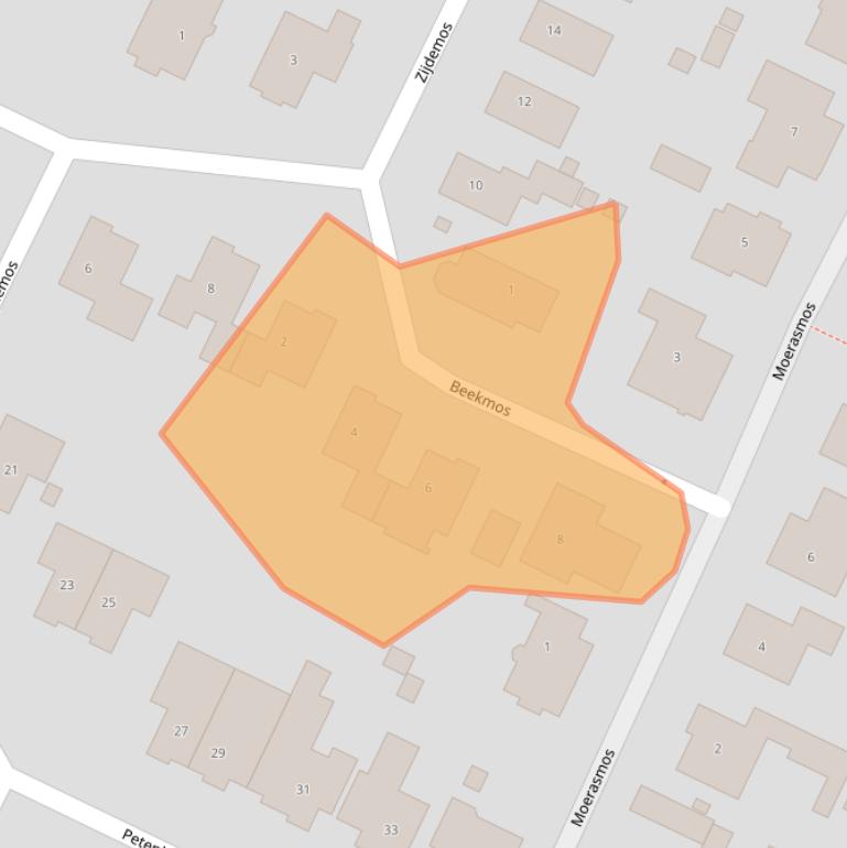 Kaart van postcodegebied 3904BL.