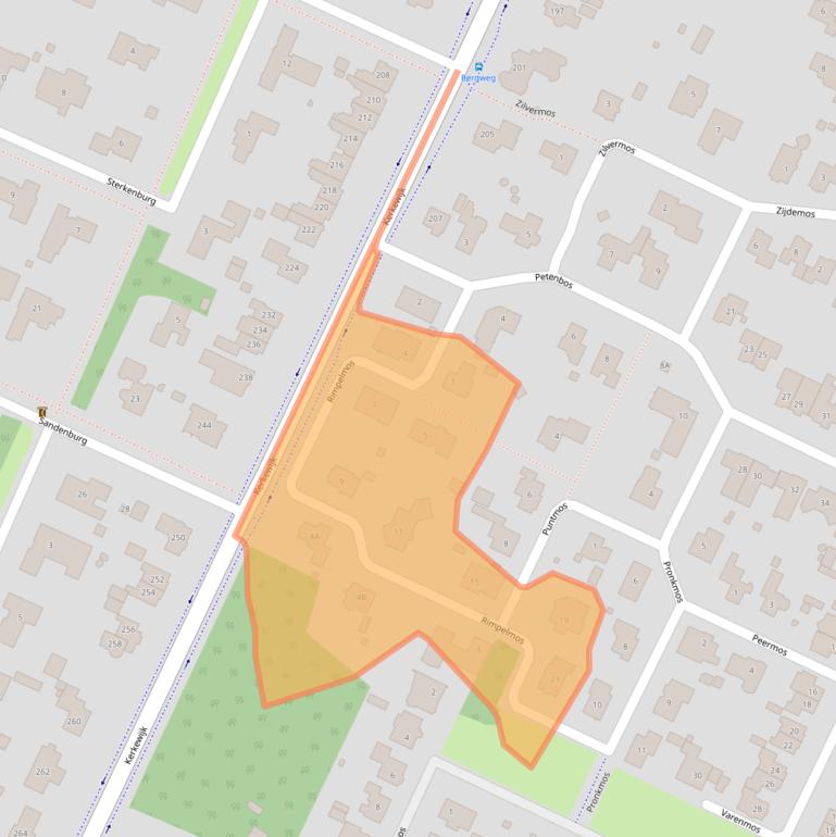 Kaart van postcodegebied 3904BP.