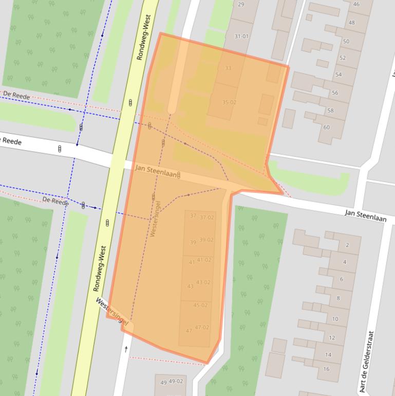 Kaart van postcodegebied 3904CK.