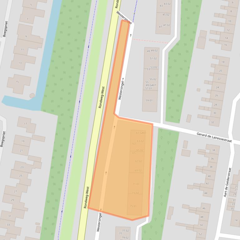 Kaart van postcodegebied 3904CM.