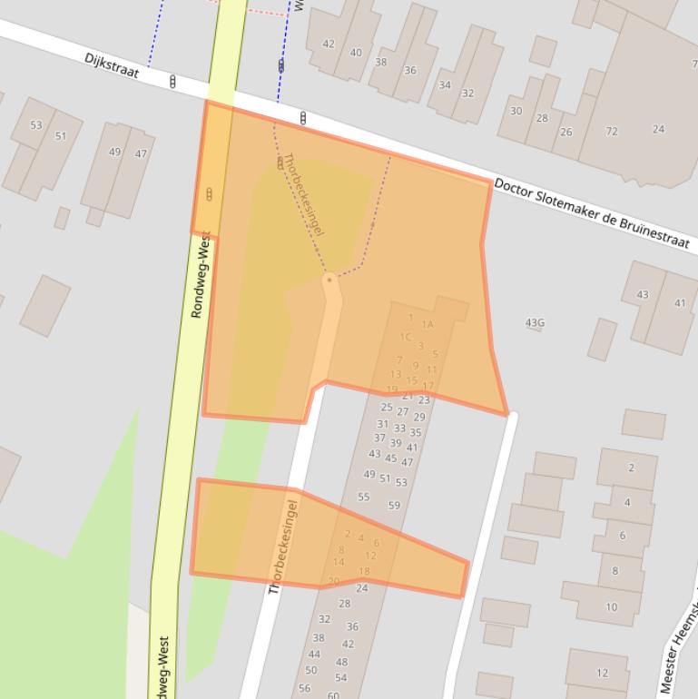 Kaart van postcodegebied 3904CP.