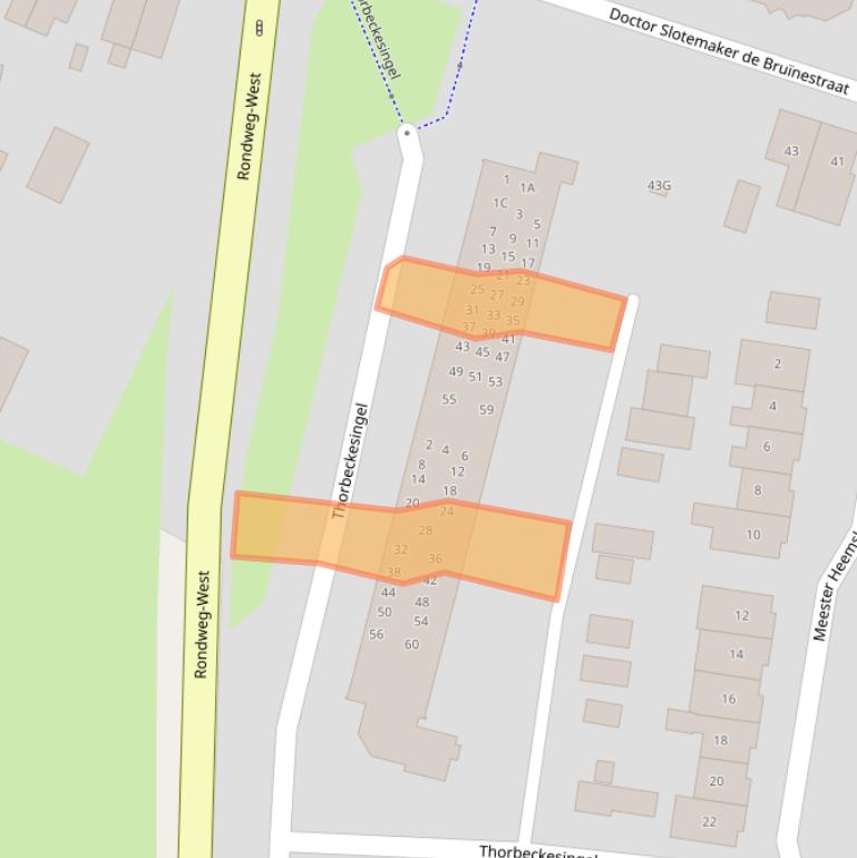 Kaart van postcodegebied 3904CR.