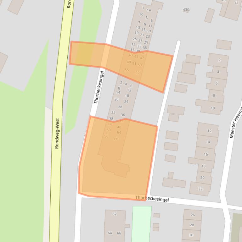 Kaart van postcodegebied 3904CS.