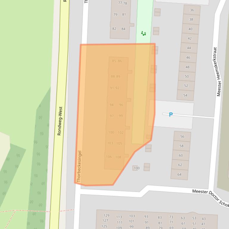 Kaart van postcodegebied 3904CV.