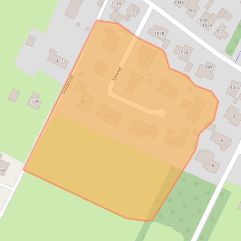 Kaart van postcodegebied 3904DL.