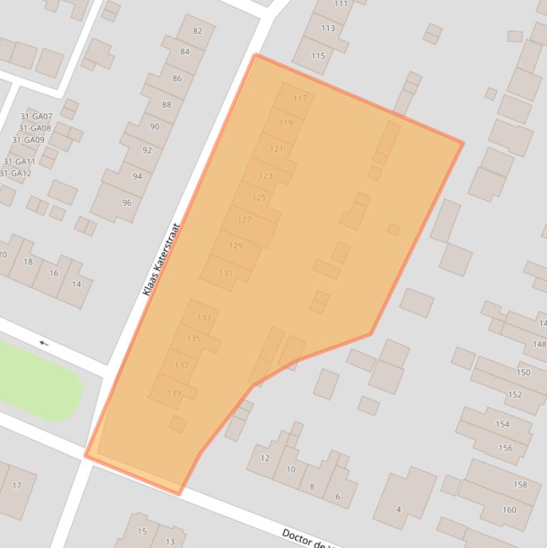 Kaart van postcodegebied 3904ED.