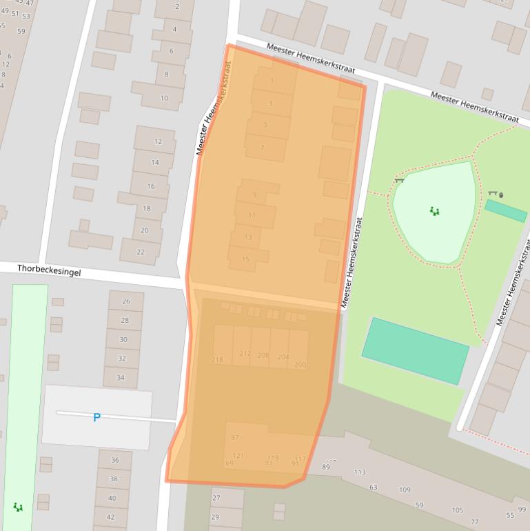 Kaart van postcodegebied 3904GA.