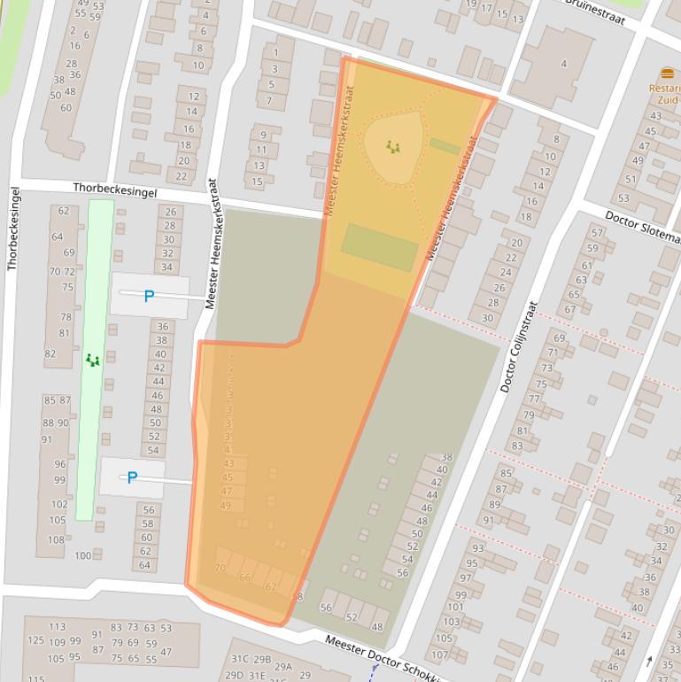 Kaart van postcodegebied 3904GB.