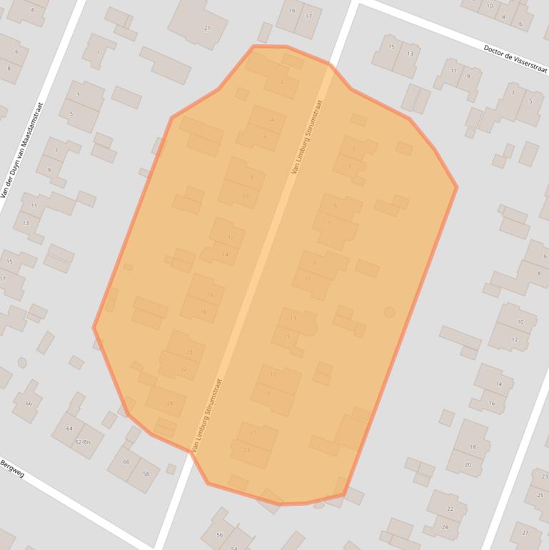 Kaart van postcodegebied 3904HC.